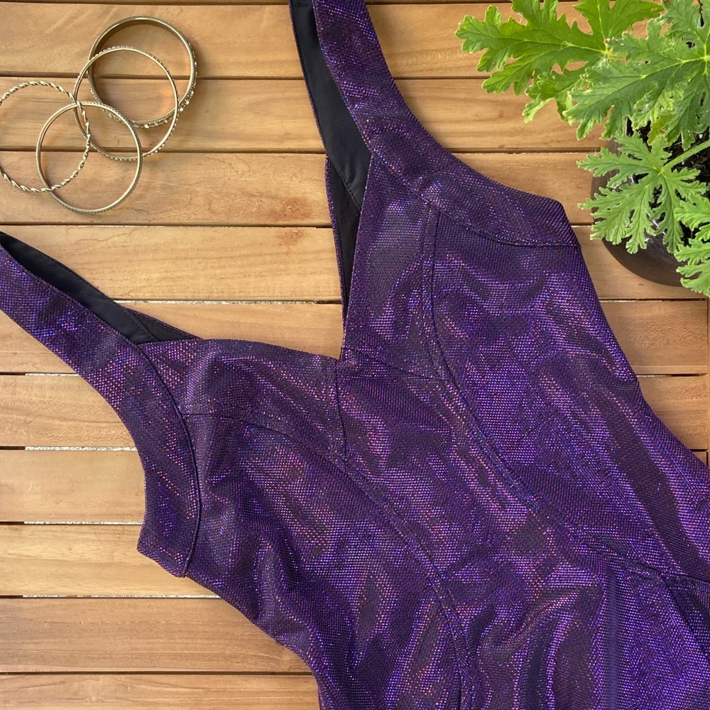 Forever 21 Sparkly purple club dress